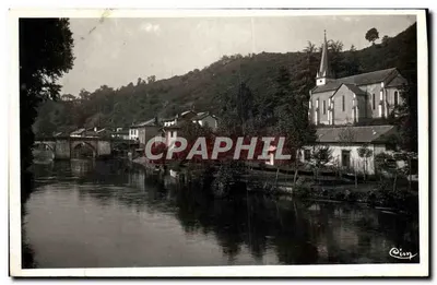 Saint-Léonard (Hte-Vienne) — Ponte de Nôblat e Montanha de Clovis — editor Comber Le Magon