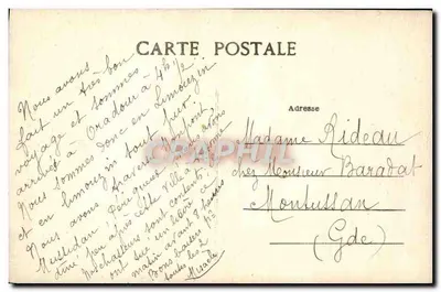 Cradeur-sur-Vayres (H.-V.) — A Igreja — editor não identificado — Verso