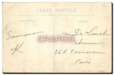 Limoges — Widok panoramiczny w kierunku Nowej Prefektury — Wydawca: Batienne Cusenier, nr 48 — Rewers