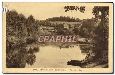 Mareuil-sur-Lay (Vendée) — Visão do Lay — editor desconhecido, n° 3010
