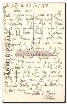 OS SABLES-d'OLONNE — Alegria das crianças, tranquilidade dos pais — Pons, editor, Sables d'Olonne — N° 400 — Verso