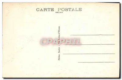 Les Sables-d'Olonne — Le Gouffre du Puits d'Enfer vue de la Corniche — Édition Nardot — Verso