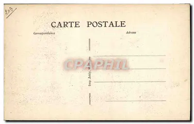 LA ROCHE-sur-YON (Vendée) — Algemene uitzicht op de Plaats van de Wapens — Imp. Jély, Mâcon, n°471 — Achterkant