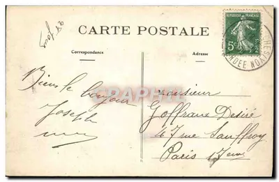 LA ROCHE-SUR-YON (Vendée) — Vista Generale, lato di Mirville — Fototipia B. Bellier, Nantes — Verso