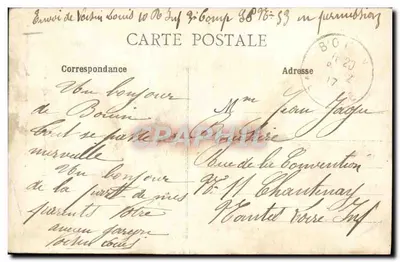 Croix-de-Vie — Danses Vendéennes — La Maraichine (2) — Collection Boutain — Rewers