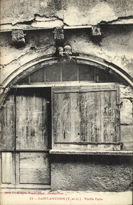 SAINT-ANTONIN (T.-et-G.) — Porta Velha — Achille Bouis, fot., Montauban