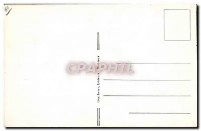 Interior de la Catedral — Montauban — B.R. n°20 — Reverso