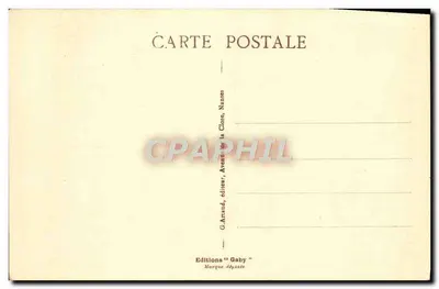 Montauban - Place Nationale — vista da praça com arcadas e edifícios — editor G. Artand, Nantes — Verso