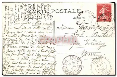 Obietnica Louisa XIII — Obraz wystawiony w Wielkiej Sakristii Katedry w Montauban — Cliché Léon Castéla, Photo-Paris — Rewers