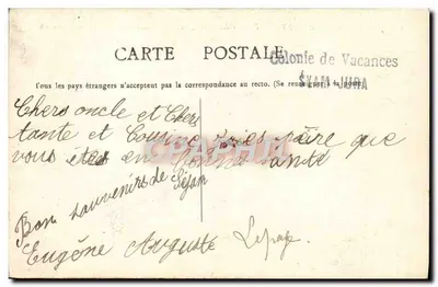 Syam — Rochers des Sarrazins — Wydawnictwo Bourgeois Frères Chalon-s-S — Rewers