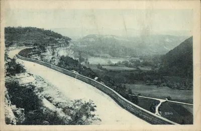 Clairvaux (Jura) — Vale da Frasnée — Estrada de St. Laurent — editor GERBPA