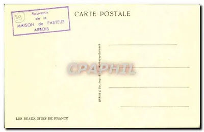 Arbois — Ojczysty dom Pastera — seria 5035 — Rewers