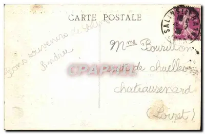 Salins-les-Bains (Jura) — O Forte St-André visto do Forte Belin — editor: L. Duhem, n° 131 — Verso