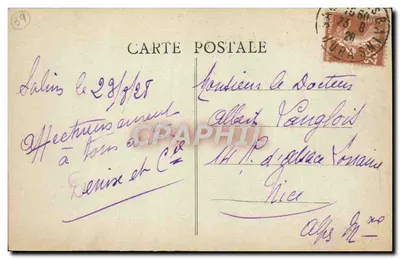 Salins-les-Bains — A Pissouze (Jura) — Editor: Soit Figuet, Salins — Verso