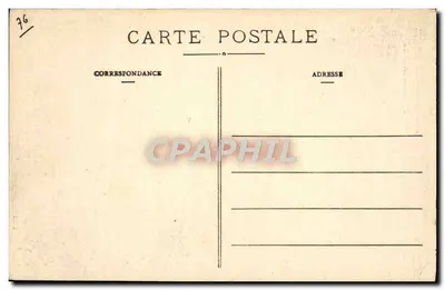 Gorges do Tarn — Castelo de La Caze — editor não identificado, número de série 76 — Verso
