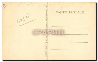 Góry Tarm - Zamek La Caze — Wydanie specjalne Grand Hôtel de La Malène (Lozère) — Rewers