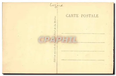 La Malène — Góry Tarn — Ogólny widok i most — Wydanie specjalne Grand-Hôtel de La Malène, n° 409 — Rewers