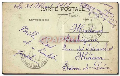 Castres — Ogólny widok — Kaszarma 116. Artylerii ciężkiej — LE TARN ILLUSTRÉ n°1331 — Rewers