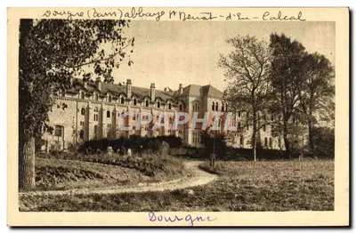 Bourgné (Tarn) - Abadia de St-Benoît-d'En-Calcal — Vista Geral Oeste