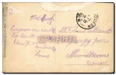 Metz — Puerta Alemana — Kunstverlag Klingenstein & Co., No. 112 — Reverso