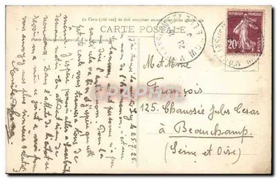 Monument Poilu w Metz — Francuski wspomnienie na Moselę — 1918 — Rewers