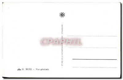Metz — Widok ogólny — Cie des Amis Photomécaniques, Paryż — Rewers