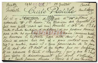 Metz — Au Bord de la Moselle — LL. — n°4 — Verso
