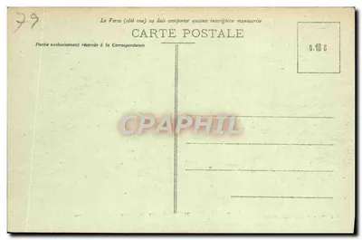 Niort (Deux-Sèvres) - A Prefeitura — Alix - Moras Sr, pap-tab-jornais, n°9 — Verso