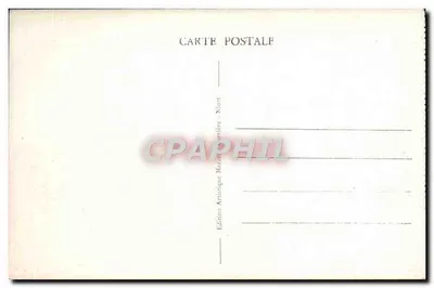 Niort - A estátua de Caim no jardim da Brèche — Edição Flor — Verso