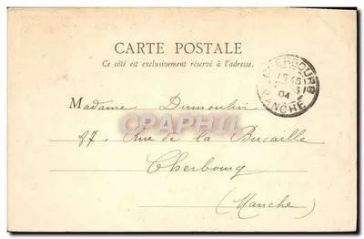 Thouars (Deux-Sèvres) — Widok na katedrę św. Medarda — J. Robachon, fot., Poitiers — 1903 — Rewers