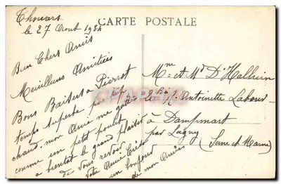 Thouars (Deux-Sèvres) — Ogólny widok starego miasta — Stary most z XII wieku zniszczony przez Blewów (1794) — Rewers