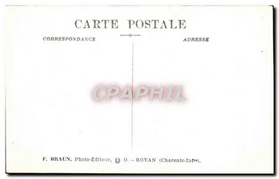 Ruínas da antiga Abadia dos Agostinhos — Charente — La Couronne — n°2197 — Verso