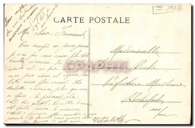 Cognac — O Hotel de Ville — editor Rouvella — Verso