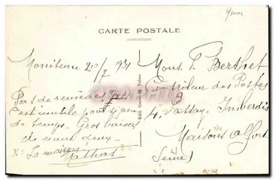 Monéteau — Brzegi Yonne — Wystawa Kolonialna 1931 — Rewers