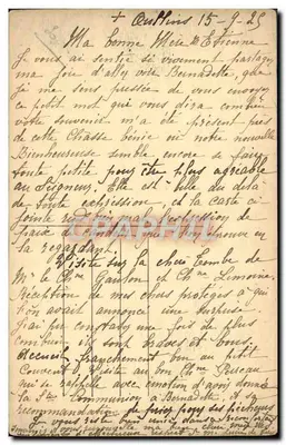 Casa-Mãe das Irmãs da Caridade de Nevers — A Beata Bernadette em sua Cápsula — Cápsula de Armand-Callet, Lyon — Verso