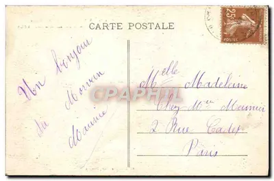 St-Honoré-les-Bains (Nièvre) — Widok na Zakład Termalny i Park — Wydawca Clamery — Rewers