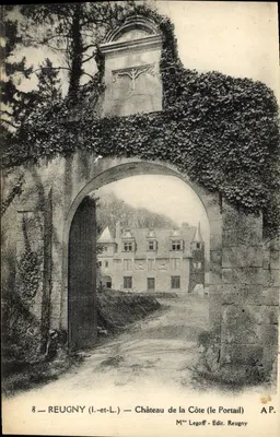 Reugny (l.-et-L.) — Castelo da Côte (o Portal) — Sra. Legoff - Edição Reugny