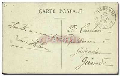 Tours (Loire-et-Loire) — Ogólny widok, strona zachodnia — A. B. wydawca — Rewers