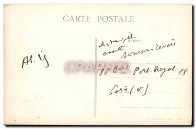 Amboise — Il Castello — Éditions Postales — Verso