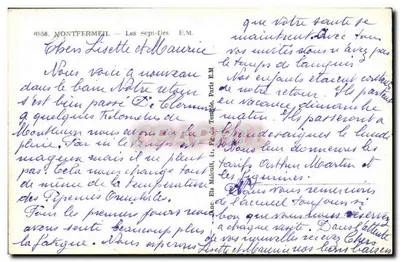 Montfermeil — As Sete Ilhas — E.M. — n° 4958 — Verso
