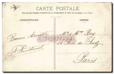 Vétheuil — Vista tirada das Ilhas — B.D., Paris — Verso