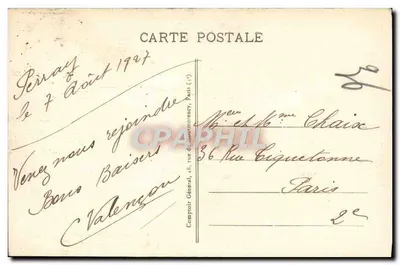 Perray-Vaucluse (S.-et-O.) — Bordas do rio Orge — Coleção Dauphain — Verso