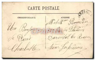 Paryż — Bazylika Sacré-Cœur — Ogólny widok — LL. N° 180 — Rewers