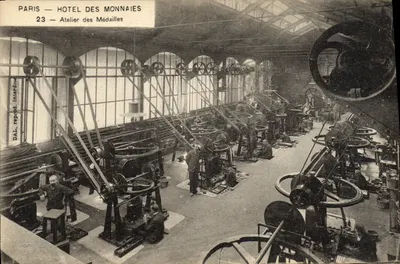 Paris — Hôtel des Monnaies — Atelier des Médailles — DAL, reprodução proibida