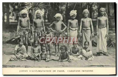 Jardin d'Acclimatation de Paris — Caravane Indienne — sans éditeur ni numéro visible