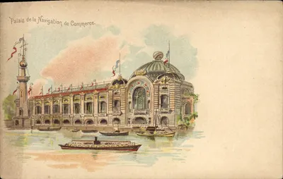 Palais de la Navigation de Commerce — Exposition universelle de 1889 — n° de série non visible