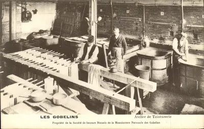 Die Gobelins — Farbstofffabrik — Eigentum der Genossenschaft der Hilfsorganisation der Nationalen Gobelins-Manufaktur
