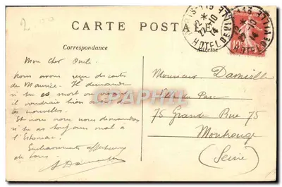 Parigi — Giardino del Luxembourg — Il Senato — C. M. — n°63 — Verso