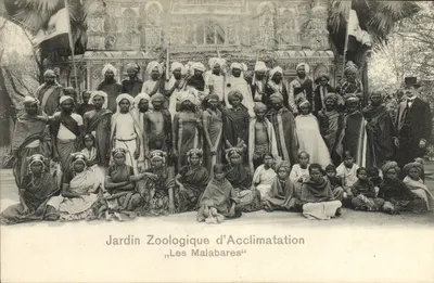 Jardin Zoologique d'Acclimatation — "Les Malabares" — éditeur non visible