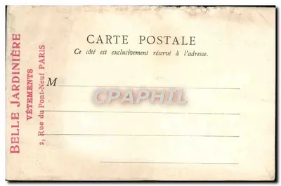 Palais de la Femme — Exposition Universelle de 1900 — éditeur Beschet — Verso